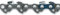 Carlton 72DL Chainsaw Chain 325, 050, 1.3mm, 72E