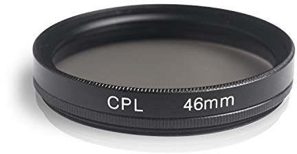 Ares Foto® CPL Zirkular-Polfilter Polarisationsfilter, optisches Glas & Aluminium. Für Canon Sony Nikon Fujifilm Pentax Tamron Sigma Leica Olympus Panasonic (46mm)