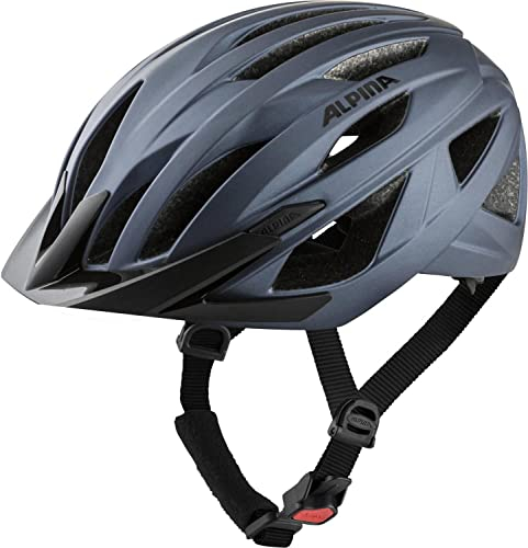 ALPINA Parana - Leichter, Individuell Anpassbarer Touren Fahrradhelm Mit Fliegennetz Für Erwachsene, Indigo matt, L (58-63 cm)