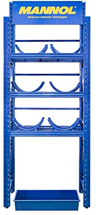 Ölregal Werkstatt | Fasslagerung | Lagerregal | Metallregal | Steckregal Metall | Abfüllstation | inkl. Ölwanne | Lastenregal lackiert | Werkstattregal