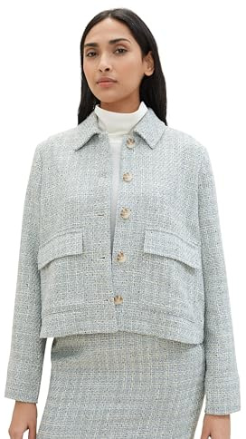 TOM TAILOR damblazer, 34792 – grön boucle design, 46