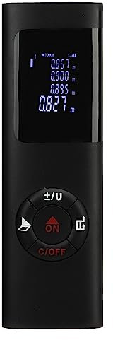 Télémètre électronique, Processeur Multicœur Rechargeable par USB de 0,05 à 60 Mètres, Règle de Longueur électronique, écran de Rétroéclairage HD pour Entrepôt Industriel