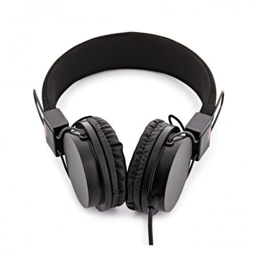 G4M Stereo-Kopfhörer HP-5 kabelgebunden mit 3,5-mm-Miniklinke und 1/4-Zoll-Adapter