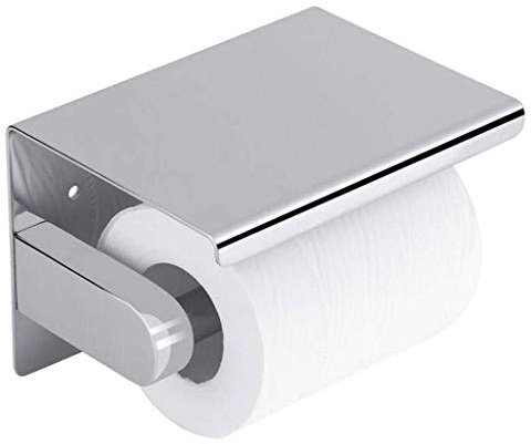 CNBYDK Edelstahl-Papierhandtuchhalter - Haushaltsbadezimmertoilette Handyhalter Rollenhalter Lagerregal Toilettenpapierhalter