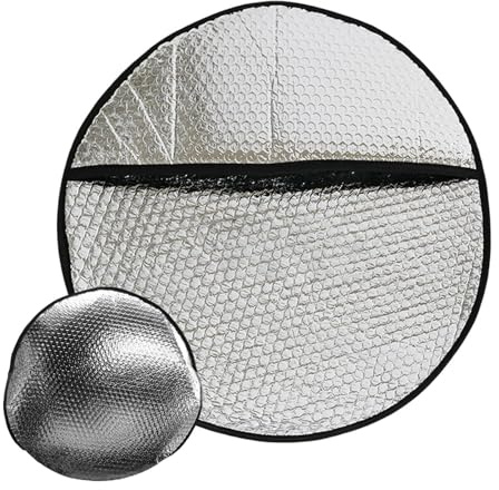 2 Pare-Soleil Volant Voiture, Couverture Protection Solaire De Volant Protection Thermique De Couverture De Volant Voiture Housse De Pare-Soleil pour Volant