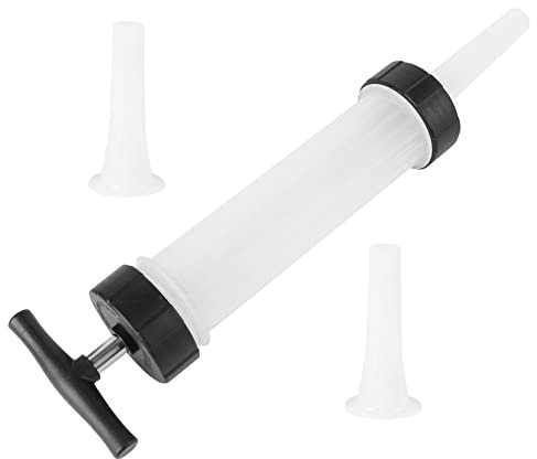Amosfun Embutidora De Salchichas Manual De Plástico Máquina Para Embutir Carne Herramienta Para Salchichas Fácil De Limpiar 40 Piezas Por Set Adecuado Para Hacer Embutidos Casa