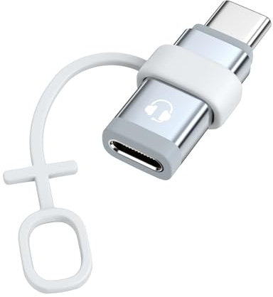 MoKo Lightning to USB-C Audio Adapter, Not for Microphone/Data/Charging