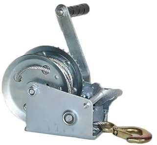 Cabrestante manual de 2000 a 3000 libras, cabrestante manual, cabrestante manual for carga de embarcaciones, cabrestante de tracción con cable de acero Eslinga de elevación para barco, remolque y cami