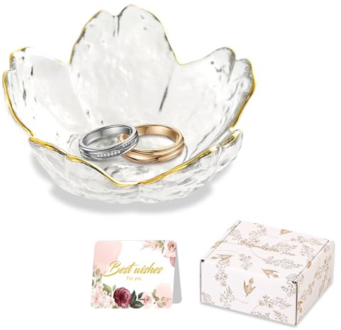 Gifts For Women Trinket Dish Unique Birthday New Home Gifts For Women Her Jewellery Tray Cute Room Decor Aesthetic Bedroom Accessories Ring Dish Holders Small Friendship Christmas House Warming Gifts