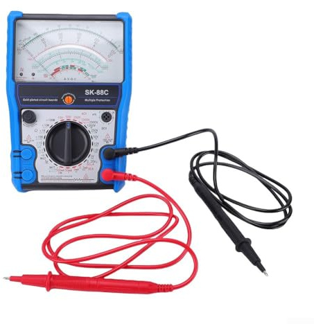 Analogue Multimeter, SK-88C Pointer Multimeter, AC/DC 2500V Voltage Current Meter Resistance Tester
