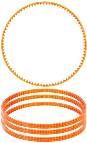 KOMBIUDA Ersatzriemen für Zuckerwattemaschine 4 Stück Kunststoff Zubehör für Reparatur und professionelle Nutzung Orange