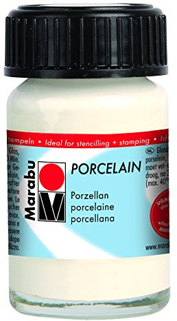 Marabu 070Â15Âml Porzellan Malen, weiß