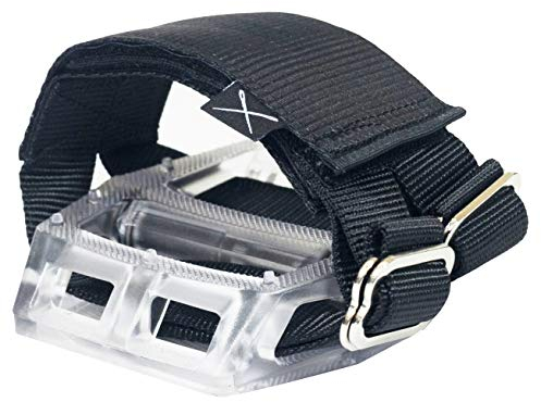 RESTRAP Strap Befestigung Fußriemen für Fahrradpedal, horizontal, Schwarz