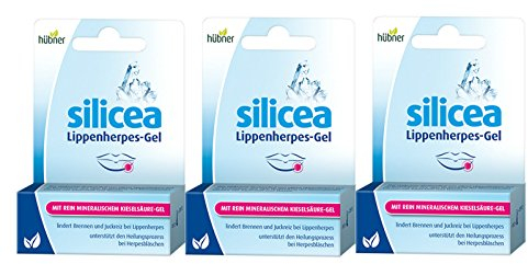 Hübner Silicea Lippenherpes GelDREIERPACK 3x2g
