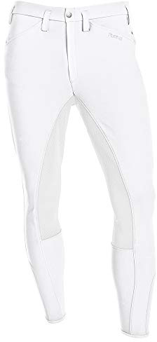 PIKEUR Vollbesatz Reithose Rossini II Grip, Weiß 40 DE