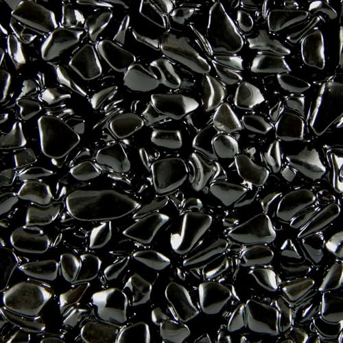 Terralith Steinteppich Marmor Komplett-Set für 1qm - Körnung: fein - 2-4mm mit Polyurethan Bindemittel - für Außen in schwarz (nero)