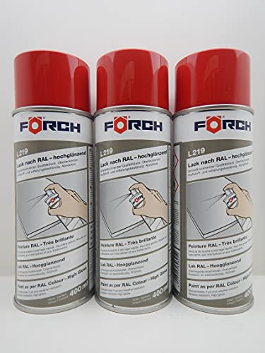 FORCH SIGNALROT RAL 3001 ROT LACK LACKSPRAY SPRAY SPRAYDOSE 400ML (3)