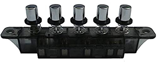 Range Hood Switch Multifunctional Power Switch Button Range Hood Keyboard Switch,5 Pushbutton Piano Type Key Board Switch for Range Hood Fabulous
