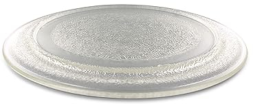 DEKAROX Piatto girevole per forno a microonde, piatto in vetro, diametro 245 mm, universale, per forno a microonde