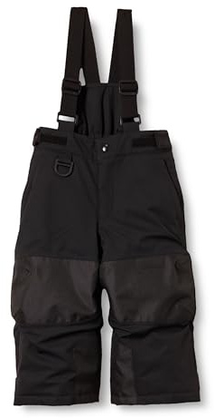 Amazon Essentials Unisex Kids' Insulated Waterproof Ski & Snow Pants, Breathable, Black, X-Small