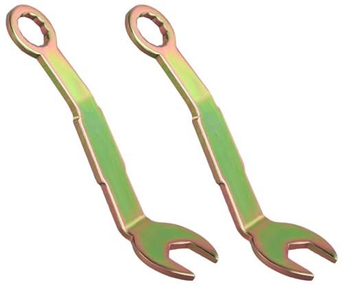2 Pièces N7164 Outils de Réglage du Pivot de Porte de Placard Pliable, Clé de Réglage de Porte de Poche RV Convient pour Johnson 0,9cm Clé de Réglage Ouverte Quincaillerie de Porte