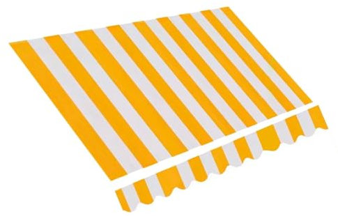 KAXLDHH Markisevolant Markisenbespannung (Nur Stoff) Markisestoff Markisentuch Zeltstoffe Ersatzstoff Für Markise Polyester Markisenstoffen Anti-UV & Wasserfest(Size:19.6x4.9ft)