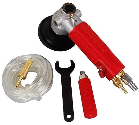 Pulidora de piedra eléctrica en húmedo, Máquina pulidora neumática de 4 pulgadas, herramienta de amoladora angular, lijadora de aire, lijadora húmeda con agua, amoladora de agua con inyección de agua