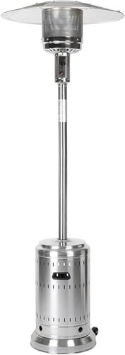 Portable Compact Stainless Steel Tabletop Heater for Indoor and Outdoor Use – Stylish Design with Quick and Reliable Heat (Mushroom Heater Steel - Type B)