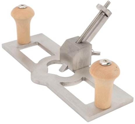 Herramienta de Afeitado de Madera de Acero Inoxidable con Profundidad Ajustable, Cepilladora de Madera Manual, Enrutador, Herramienta Manual para Trabajar la Madera, Cepilladora