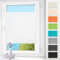 Plissee ohne Bohren klemmfix Weiß 70x80cm Plisseerollo mit Klemmträger Blickdicht easyfix Jalousie Rollo für Fenster und Tür