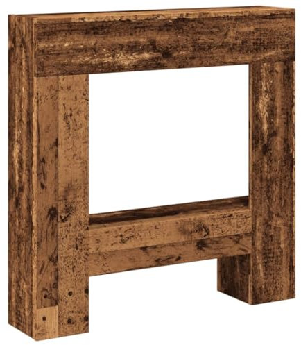 Kangmusi kangmusi854605 - Marco para chimenea (madera, 81 x 18 x 82 cm)