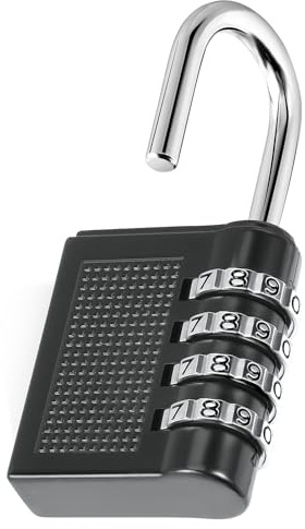 Oderra Lucchetto Armadietto con Combinazione - Lucchetto Sicurezza Extra Robusto, Impermeabile per Palestra/Scuola/Bagagli