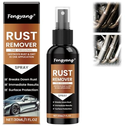 Fengyang®Multiple Rust Remover Spray,Rust Remover for Metal,Rust Remover for Steel & Iron, Effectively Removes Rust from Metal Surfaces for Metal, Car, Steel