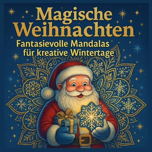 Magische Weihnachten – Fantasievolle Mandalas für kreative Wintertage: Ausmalbuch für Kinder ab 6 Jahren | Fantasievolle Weihnachts-Mandalas zur Förderung von Konzentration & Kreativität