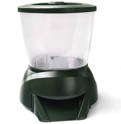 Automatic Fish Feeder for Aquarium & Pond – Digital LCD Timer, Adjustable Electric Dispenser, Programmable Vacation Auto Feeder, Reliable for Freshwater & Saltwater Tanks – For Home & Outdoor Use,