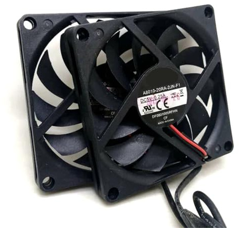 1 ventilador USB 2 en 1 A8010-20RA-2JN-F1 80X10mm 5V 0.25A 8010 8CM ventilador de refrigeración silencioso