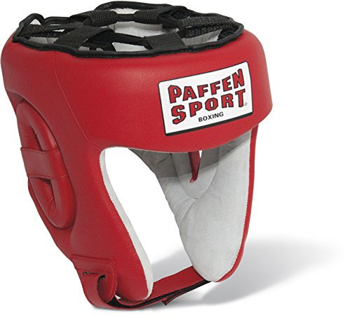 Paffen Sport Contest Wettkampf- und Sparrings-Kopfschutz ohne DBV-Prüfmarke (rot, M)
