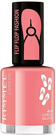 Rimmel Flip Flop Nail Polish Coral Blush 406