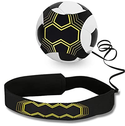 FANNITE Cintura da allenamento per calcio, allenatore di calcio con cintura regolabile per bambini, adulti e principianti