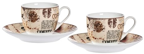 Ritzenhoff & Breker Kaffee-Serie Crema Größe Espresso-Set 4 tlg. 90 ml Crema