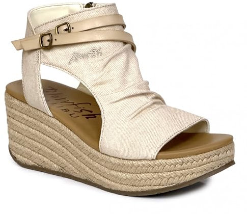 Blowfish Malibu Damen Lacey-c-Rope Espadrilles, Knochenfarben, 38 EU