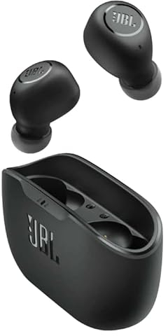 JBL Wave Vibe Buds True Wireless Black Bluetooth Earbuds + Charging Case