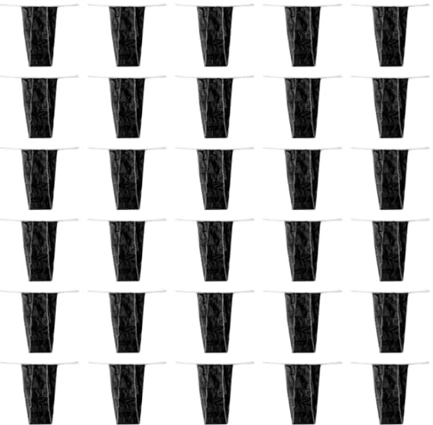 Lotsdonxia 50PCS Disposable Anti-Slip Thong Waterproof and Oilproof Underwear Made of Non-Woven Fabric Suitable for Sauna, Bathroom -Black