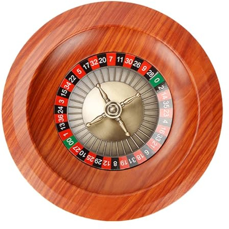 Ruota portatile rotante della roulette della ruota del gioco per il diametro a 12,01 pollici del partito a tema di notte del gioco del casinò