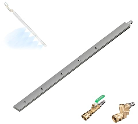 Varilla De Limpieza De Radiadores, Limpiador De Radiadores De Acero Inoxidable, Herramienta De Limpieza De Radiadores, con Acopladores RáPidos Y Cepillo (80cm(31in)