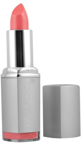 Palladio Herbal Lipstick, Rich Pigmented and Creamy, Infused with Aloe Vera, Chamomile & Ginseng, Prevents Lips from Drying, Combats Fine Lines, Long Lasting Lipstick, Petal Pink