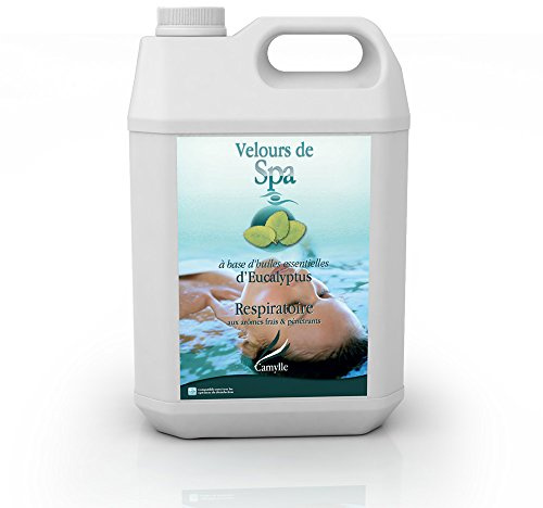 Camylle - Hot Tub Fragrance Eucalyptus - A base di oli essenziali per spa o vasche idromassaggio - Respiratore con aromi freschi e penetranti - 5000ml