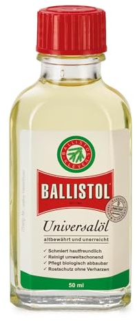 Ballistol Olio Universale 50 ML - Manutenzione Bicicletta - Prevenire la Corrosione - 5E+1 grammi