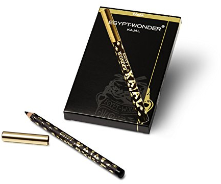 EGYPT-WONDER Kajal Schwarz – Tiefschwarzer Eyeliner für Smokey Eyes & präzise Lidstriche – Weich, langanhaltend, augenfreundlich & hautverträglich