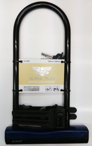 Alpha Plus D/Shackle Bike Lock & Carry Bracket APL6300